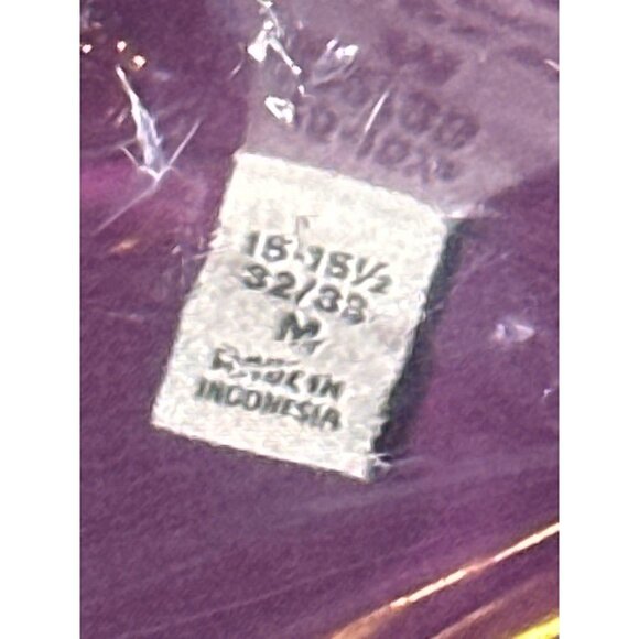 Unlisted Men's Dress Shirt Regular Fit Raspberry Button up, Size 15 32/33, NWT - Picture 4 of 6